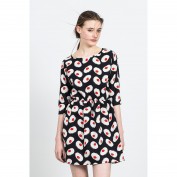 Платье расклешённое, рукава 3/4, AKIHABARA DRESS