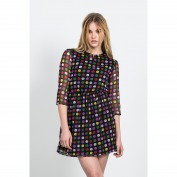 Платье в горошек с рукавом 3/4 GLADSTONE DRESS