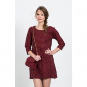 Платье с короткими рукавами CLUEDO DRESS