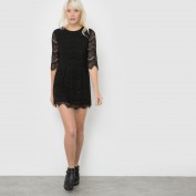 Платье из кружева с рукавами 3/4 CERISE