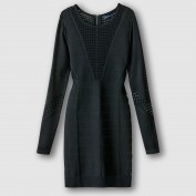 Платье ажурное с длинными рукавами DUO DANNI KNITS LS RDNK DRESS
