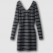 Платье облегающее с V-образным вырезом VIRIGGA DRESS