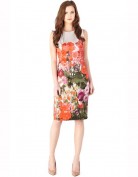 Грациозное платье-футляр с ярким цветочным принтом Coast