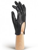 Кожаные перчатки для вождения без пальцев HP01200 black (Eleganzza)