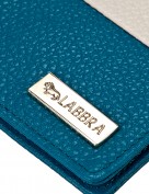 Обложка для паспорта Labbra L-J10258 blue/beige 