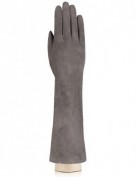 Перчатки длинные зимние подкладка из шелка IS5003 l.grey (Eleganzza)