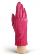Перчатки кожаные утепленные подкладка из шелка AND W12FH-0181 fuchsia (Anyday)