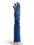 Перчатки кожаные высокие без пальцев IS01015 d.blue (Eleganzza)