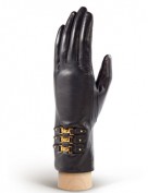 Перчатки женские 100% кашемир 1992w black (Eleganzza)