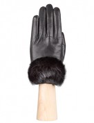 Перчатки жен подкладка из шелка LB-9220 black (Labbra)
