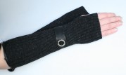Перчатки женские 100% шерсть 77088 black (Eleganzza)