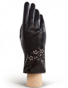 Перчатки женские 100% шерсть HP6073 black (Eleganzza)