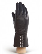 Перчатки женские 100% шерсть HP624 black (Eleganzza)