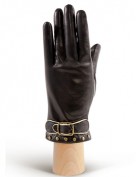 Перчатки женские 100% шерсть HP6549 black (Eleganzza)