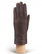 Перчатки женские 100% шерсть HS630W d.brown (Eleganzza)