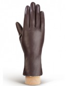 Перчатки женские 100% шерсть IS120 brown/yellow (Eleganzza)