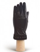 Перчатки женские 100% шерсть IS128 black (Eleganzza)