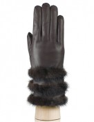 Перчатки женские 100% шерсть IS193 brown (Eleganzza)