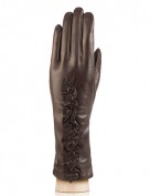 Перчатки женские 100% шерсть IS229 brown (Eleganzza)