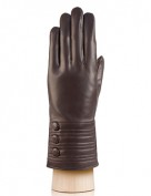 Перчатки женские 100% шерсть IS253 brown (Eleganzza)