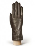 Перчатки женские 100% шерсть IS262L brown (Eleganzza)