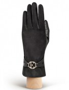 Перчатки женские 100% шерсть IS268 black (Eleganzza)