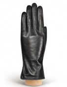 Перчатки женские 100% шерсть IS313L black/grey (Eleganzza)