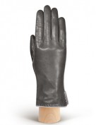 Перчатки женские 100% шерсть IS313L d.grey/l.grey (Eleganzza)