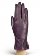 Перчатки женские 100% шерсть IS313L d.violet/cranberry (Eleganzza)
