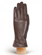 Перчатки женские 100% шерсть IS313L l.brown/l.taupe (Eleganzza)