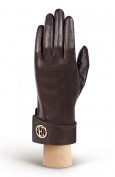 Перчатки женские 100% шерсть IS338 brown (Eleganzza)
