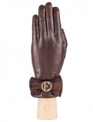 Перчатки женские 100% шерсть IS487 brown (Eleganzza)