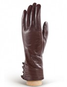 Перчатки женские 100% шерсть IS6311 mahogany (Eleganzza)
