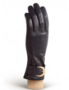 Перчатки женские 100% шерсть IS6540-K black (Eleganzza)
