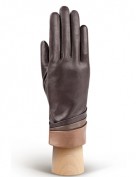 Перчатки женские 100% шерсть IS701 d.brown/taupe (Eleganzza)