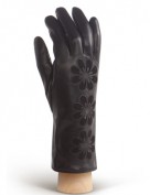 Перчатки женские 100% шерсть IS7663 black (Eleganzza)