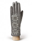 Перчатки женские 100% шерсть IS7663 d.grey (Eleganzza)