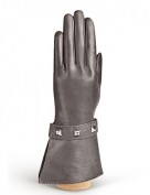 Перчатки женские 100% шерсть IS849 d.grey (Eleganzza)