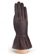 Перчатки женские 100% шерсть IS943 brown (Eleganzza)