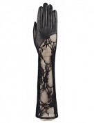 Перчатки женские без пальцев IS01075 black (Eleganzza)