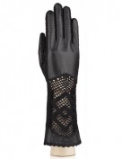 Перчатки женские без пальцев IS76020 black (Eleganzza)