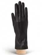 Перчатки женские кожаные без пальцев HP18 black (Eleganzza)