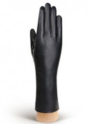 Перчатки женские натуральный мех (ягн) HP050 black (Eleganzza)