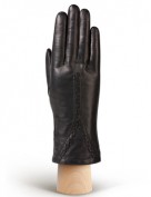 Перчатки женские натуральный мех (ягн) IS689 black (Eleganzza)