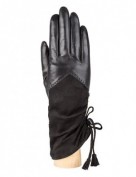 Перчатки женские (шерсть и кашемир) F-IS0051 black (Eleganzza)