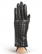 Перчатки женские (шерсть и кашемир) F-IS0052 black (Eleganzza)