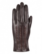 Перчатки женские (шерсть и кашемир) F-IS0054 d.brown (Eleganzza)