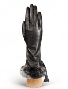 Перчатки женские (шерсть и кашемир) IS01250 black (Eleganzza)