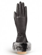 Перчатки женские (шерсть и кашемир) IS01263 black (Eleganzza)