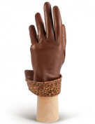 Перчатки женские (шерсть и кашемир) IS02017 l.brown (Eleganzza)
